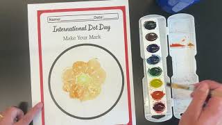 Dot Day Oil Pastel Resist