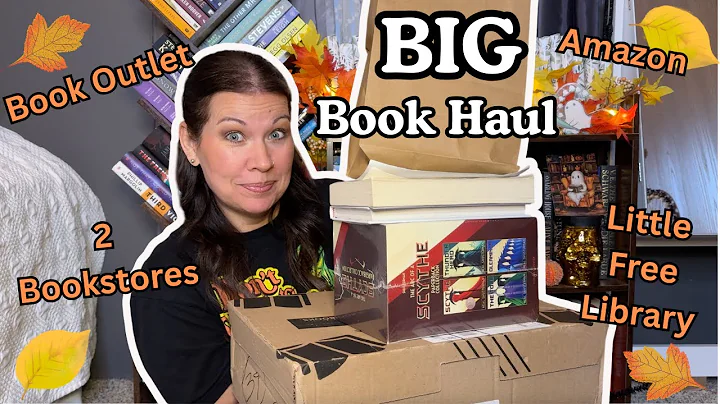 Big Book Haul 📚 From Book Outlet, Amazon, A Little Free Library & 2 Bookstores 🍁🍂
