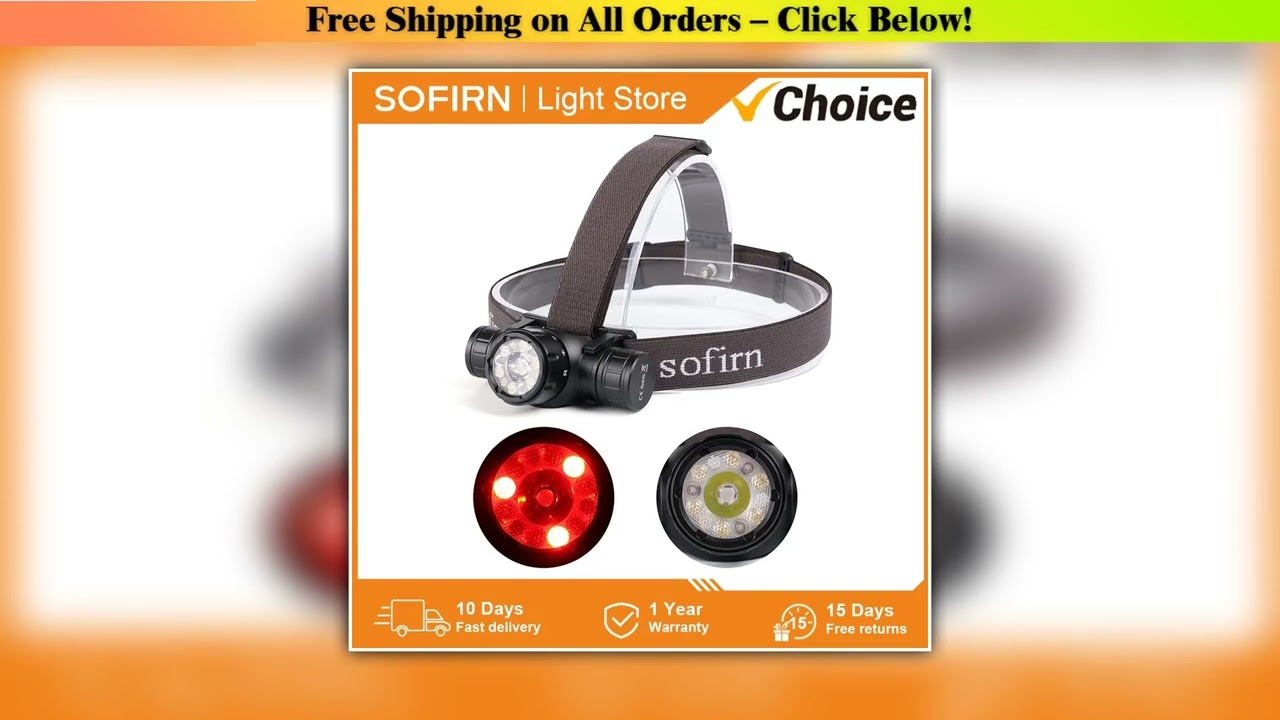 Sofirn Hs21 Headlamp — Review (2025): Sofirn HS21 Headlamp 2000lm Infrared Induction