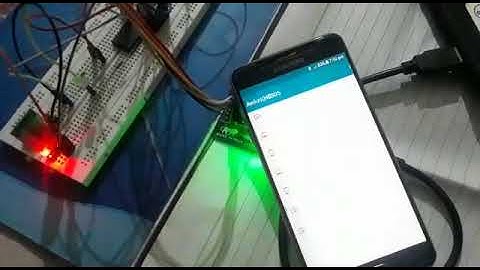 Atmega16 with HC05 Bluetooth Module