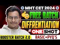 Differentiation complete chapter in oneshotbasics  all pyqs  shortcut tricksmht cet 2024sameer