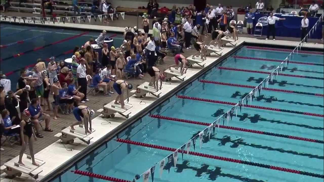 2014 Indiana Age Group State 100 Breaststroke Emily Weiss YouTube
