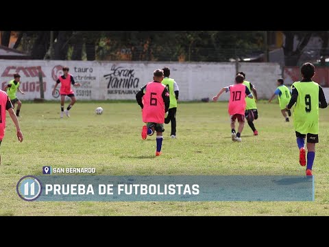 Prueba de jugadores en Fomento San Bernardo