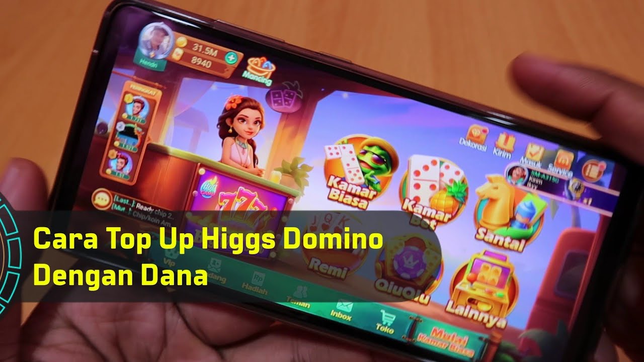 Cara Top Up Higgs Domino Dengan Dana YouTube