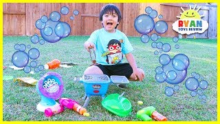 Bubble Machine Toys For Kids Pretend Play Grill