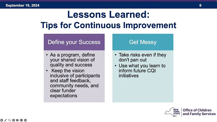 HFNY Webinar - CQI: Lessons Learned