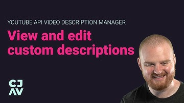 ActionView basics - list and edit custom video descriptions