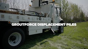 Chance GroutForce Displacement Pile Installation
