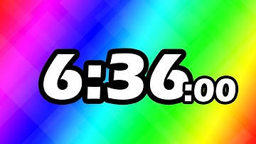 6 Minutes and 36 Second TIMER Countdown