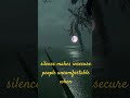 Silence is not weakness.It’s confidence without explanation.#psychology #silencepower #humannature