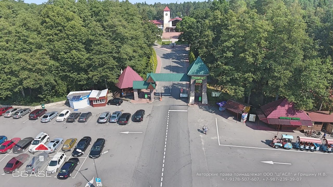 Аэросъемка Беловежская пуща (Беларусь)/Belovezhskaya Pushcha National Park (Belarus)