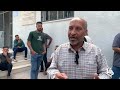 وداع وتشييع الشهيد عبيدة مرتجى بعد ارتقائه في غارة إسرائيلية استهدفت مواطنين في حي النصر بمدينة غزة