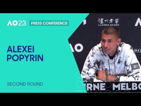 Alexei popyrin press conference | australian open 2023 second round