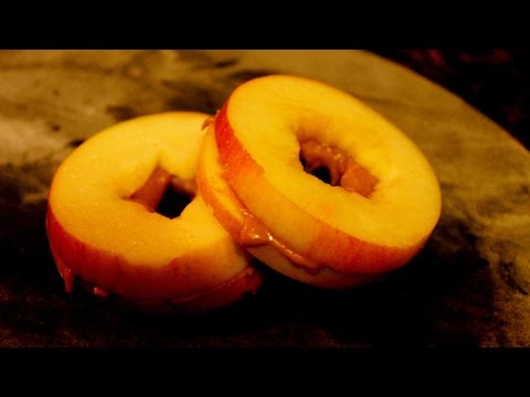 How to Make a Healthy Snack for Kids - Apple Peanut Butter Sandwich