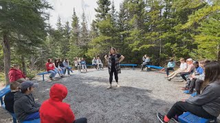 It sounds like Survivor, but this Grade 6 class is working together on a deserted island