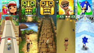 Subway Surfers 🆚 Temple Run 2 🆚 TEMPLE RUN 🆚 Little Singham 🆚 Sonic Dash screenshot 2