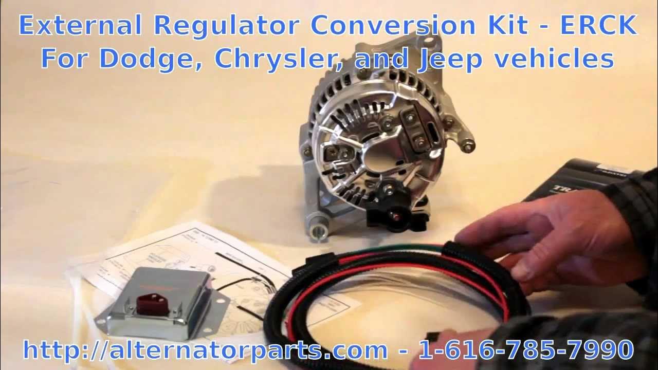 Dodge, Chrysler, Jeep Charging problem fix. External Regulator kit - YouTube