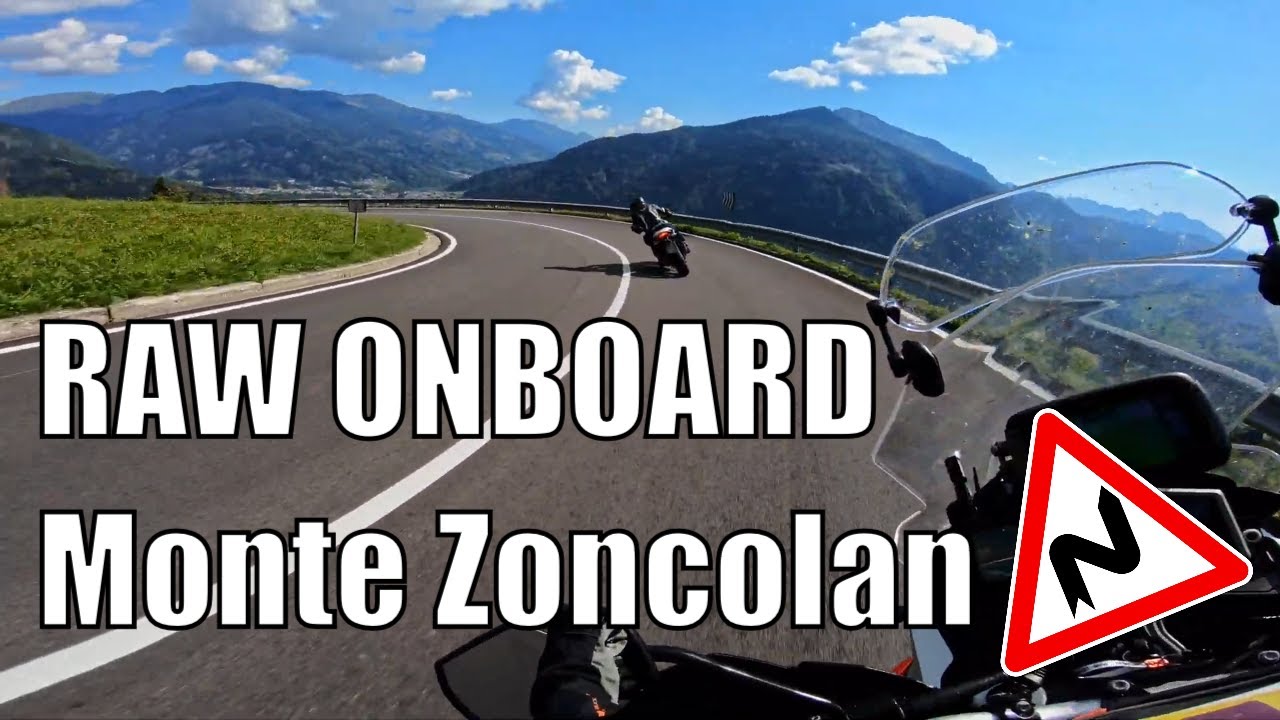 Monte Zoncolan | KTM 1190 Adventure | RAW ONBOARD SOUND | 4K