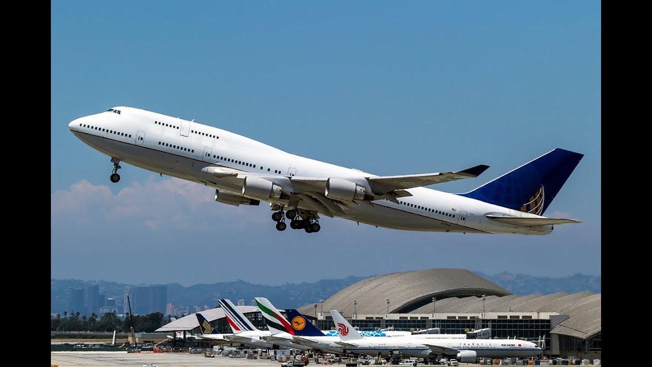 Atlas Air Boeing 747-422 [N480MC] Takeoff From LAX