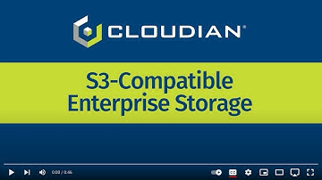 Cloudian S3 Compatible Enterprise Storage 1-Minute Overview