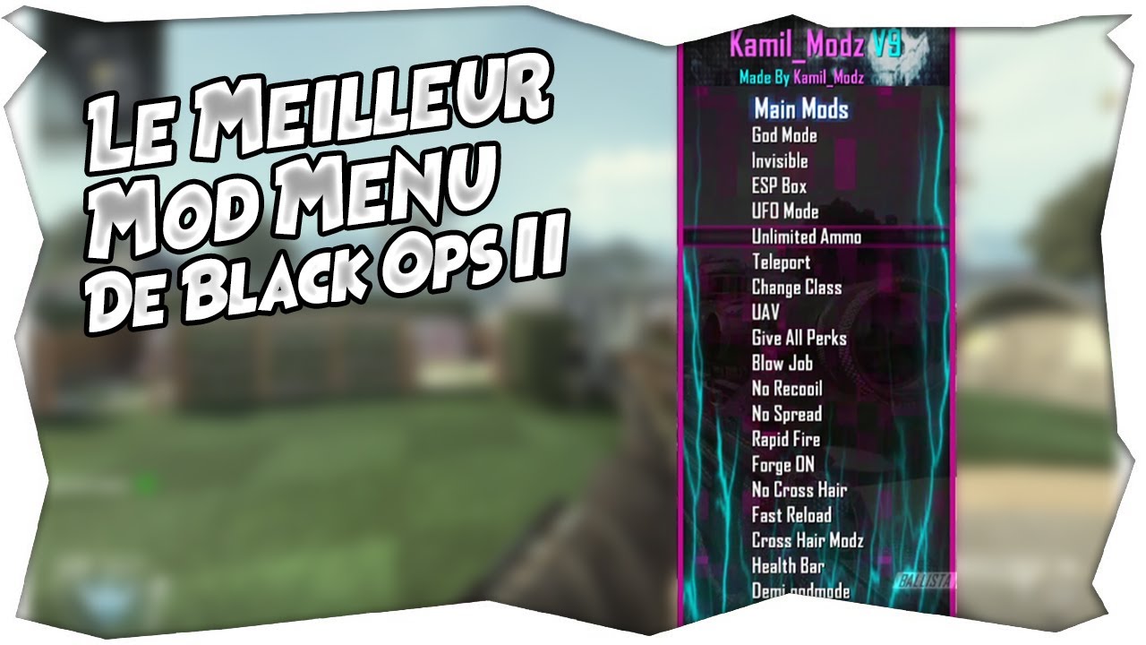 [BO2/PC] Le Meilleur ModMenu Online sur Black Ops 2 - 