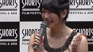 AKB48横山由依「キュンとしてもらえたら」ショートフィルム「魚船の光」トークイベント2