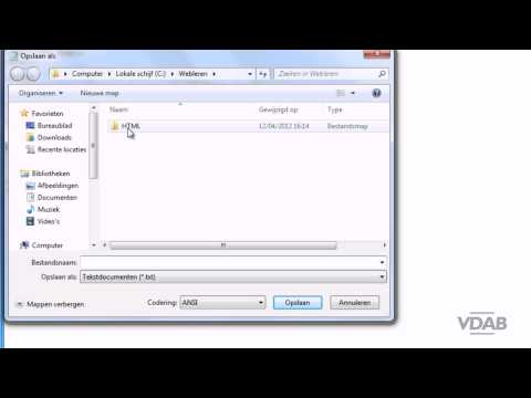 Video: Een Bestand Maken Met Kladblok