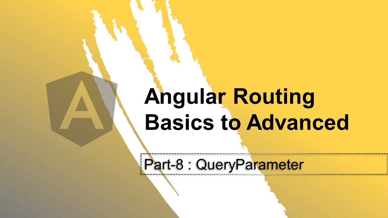Angular Routing Part-8 : QueryParameter(?) - YouTube