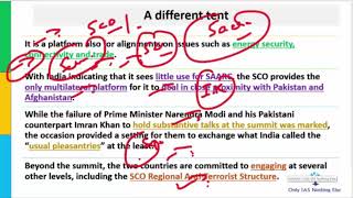 SCO Summit Outcomes 17 June