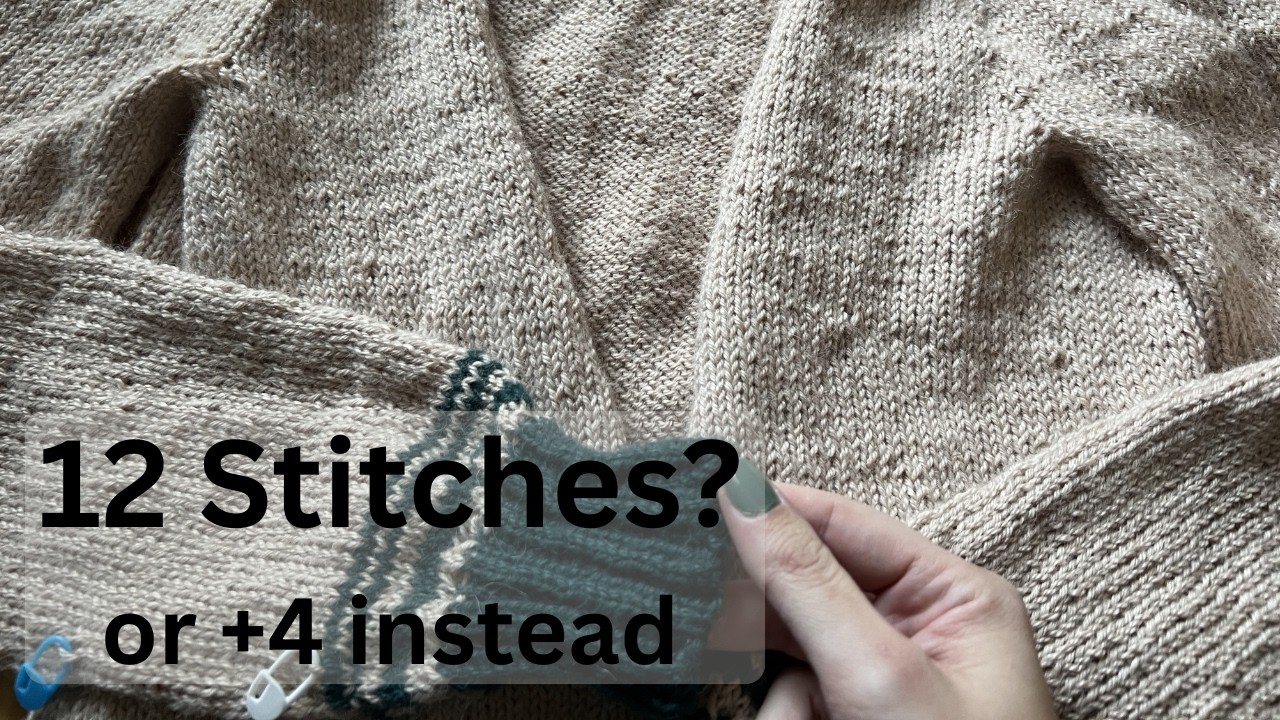 I Almost Decreased 12 Stitches – Here’s Why I Didn’t (Knitting Design Process)