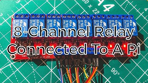 8 Channel Relay Module Connected To A Raspberry Pi  |  RPi.GPIO Script