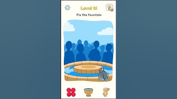 Fix the fountain ⛲ | Level 16 | DOP 3: Displace One Part #dop3 #shorts #fountain #displaceonepart