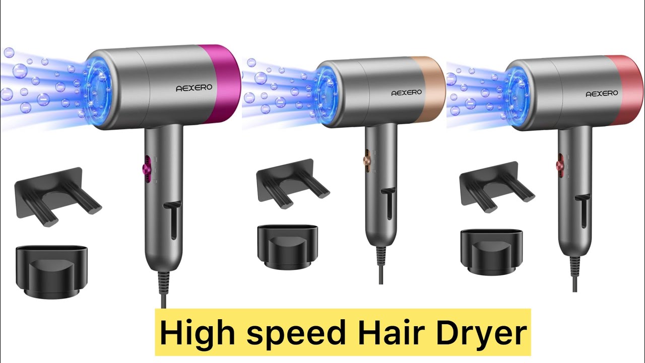 AEXERO Hair Dryer for Men and Women,1400W Portable Hair Dryer