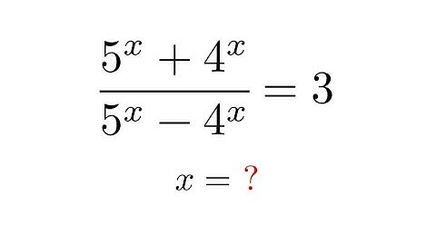 Can you solve this TRICKY exponential equation?