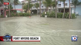 Helene brings flooding to recovering Fort Myers Beach