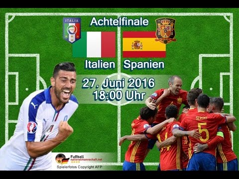 Italien vs. Spanien Highlights alle Tore Euro 2016 HD