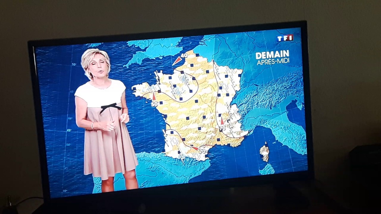 Météo Évelyne Déliat 17/07/17 après le journal de 13h sur TF1