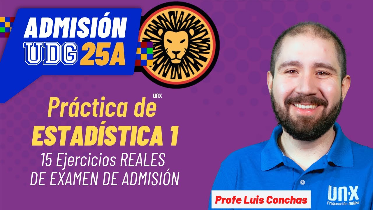 Ejercicios Reales Examen PAA - Estadística Parte 1 - UDG // TEC // UNAH