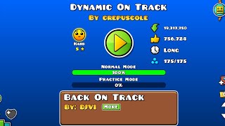Dynamic On Track - Geometry Dash Ruby Pack Gameplay #robtop #geometrydash #gaming 