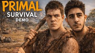 AGALARLA İLK ÇAĞDA HAYATTA KALMAK ! | PRİMAL SURVİVAL  | DEMO screenshot 3