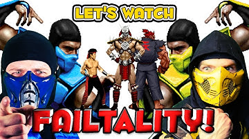 Scorpion & Sub-Zero REACT to Mortal Kombat FAILtality | MKX REACTION PARODY!