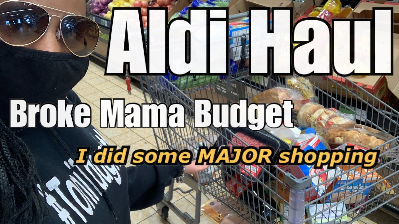 HUGE ALDI HAUL | Broke Mama Budget - Come Grocery Shopping With Me 10/27/20