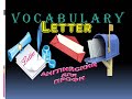 Letter.Vocabulary.Словарный запас.Английский для ПРОФИ-экономистов.