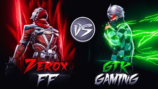 Zerox FF📲 Vs ​ GTK GAMING 🖥️ | Fight of Nepali🇳🇵 Fastest Players⚡️