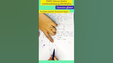 Directions திசைகள் Problems for Tnpsc all groups | Mental Ability | Group 1,2,3,4 & VAO