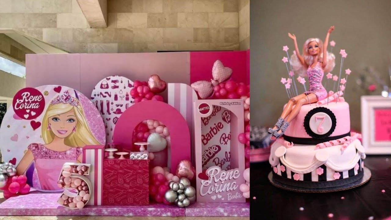 DECORACIÓN FIESTA TEMÁTICA DE BARBIE-🤗Karol 