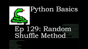 Python Basics Random Shuffle