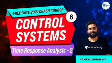 Time Response Analysis - 2 | Lec 6 | Control Systems | Free GATE 2021 Crash Course