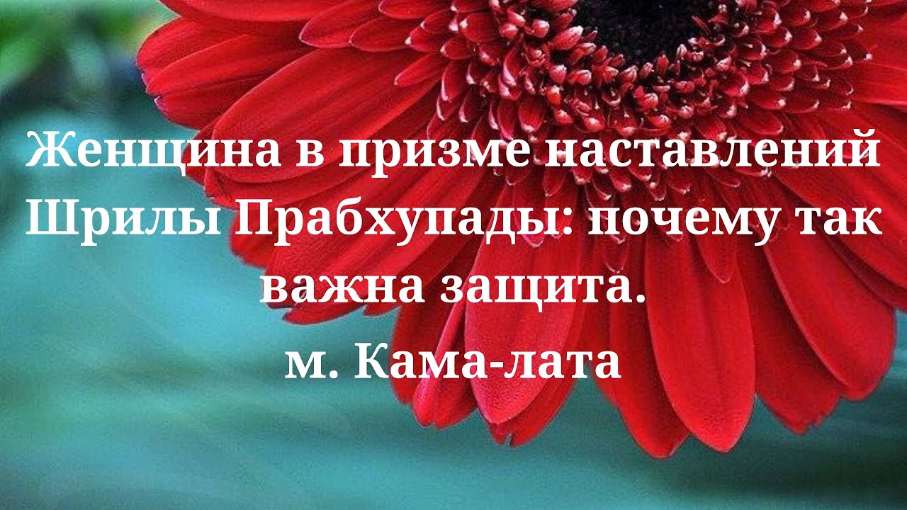 Женщина в призме наставлений Шрилы Прабхупады: почему так важна защита.