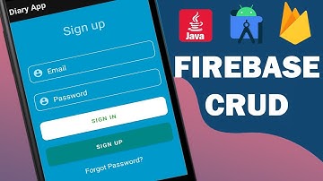 Build Diary App using Java and Firebase   Android Tutorial part 1